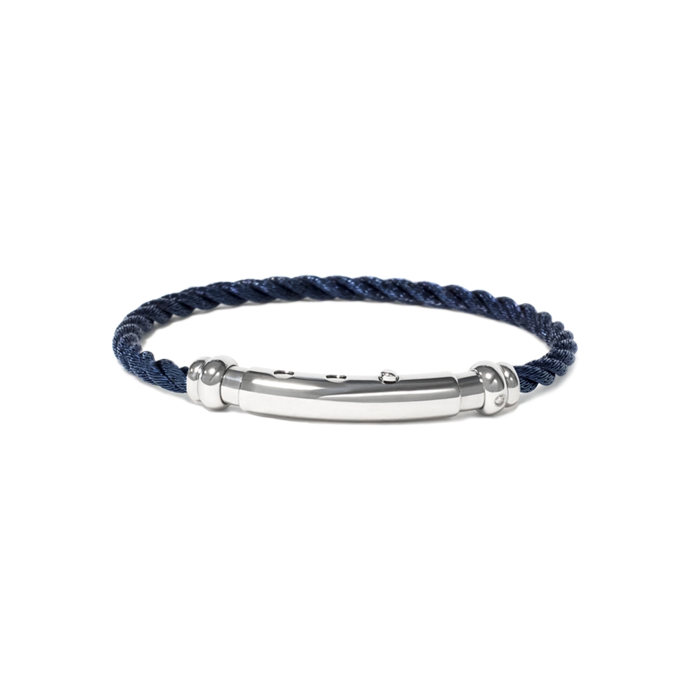Bracciale Borsari Gioielli in acciaio 316L e diamante naturale