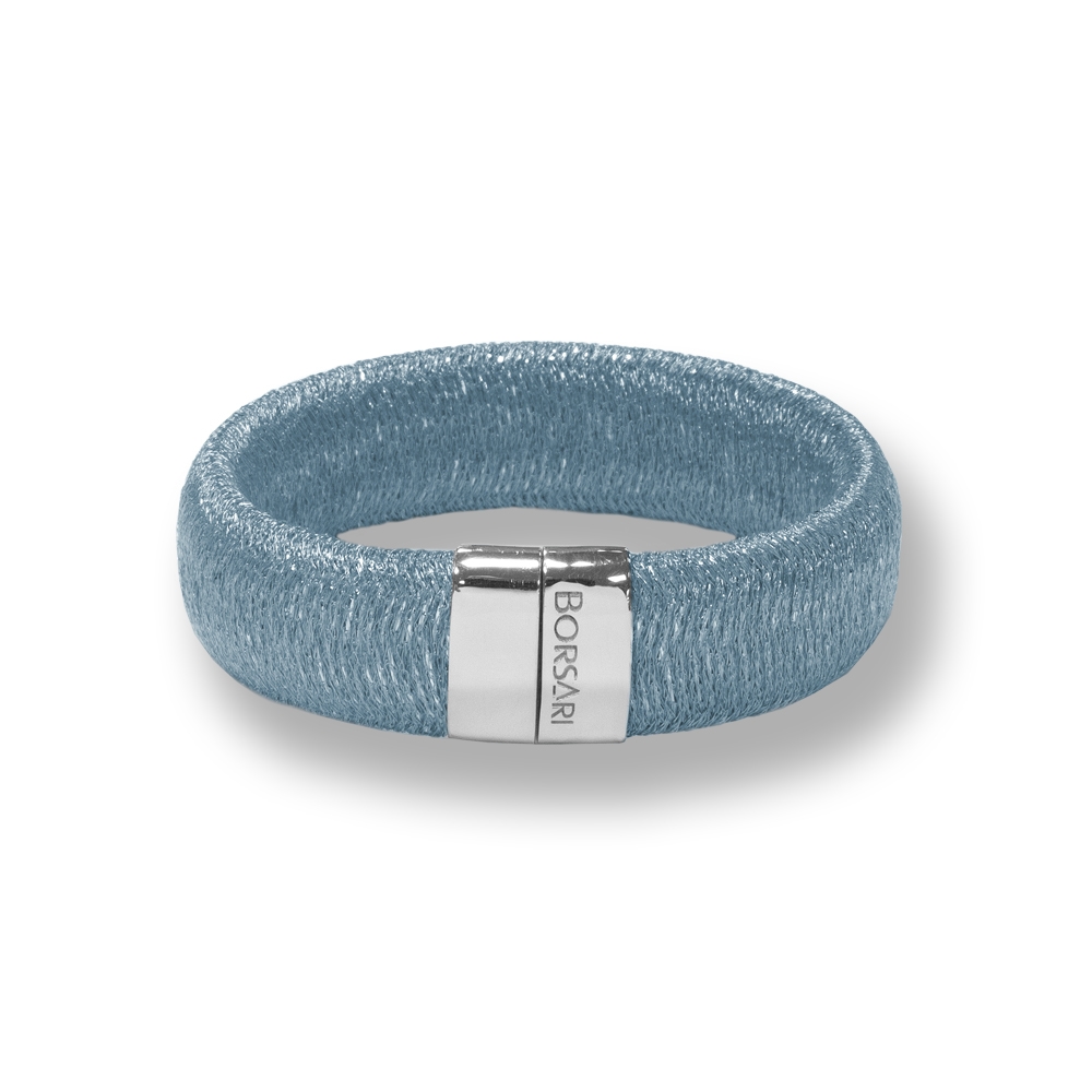 Bracciale Borsari Gioielli in filato metallico ed argento 925%