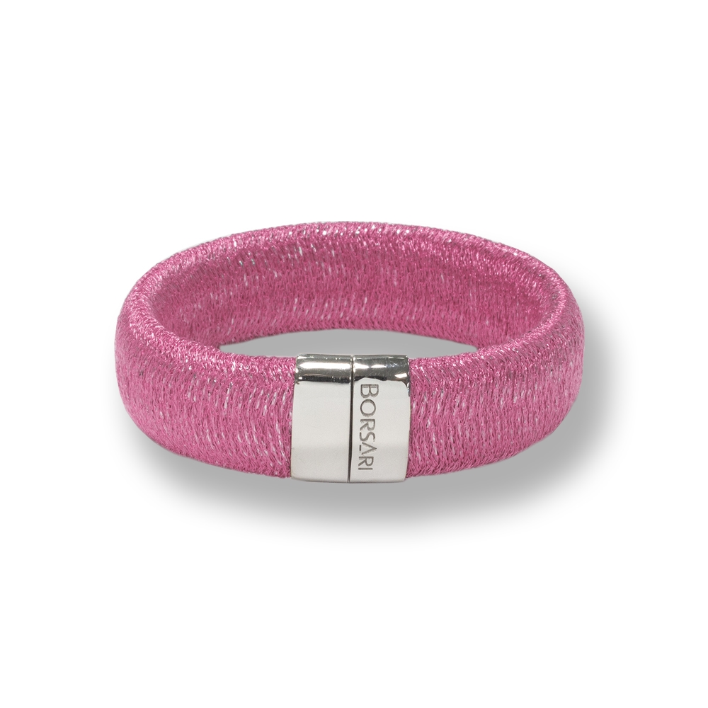 Bracciale Borsari Gioielli in filato metallico ed argento 925%