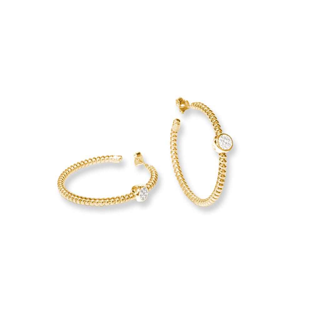 Orecchini Borsari Gioielli in argento 925% e zirconi