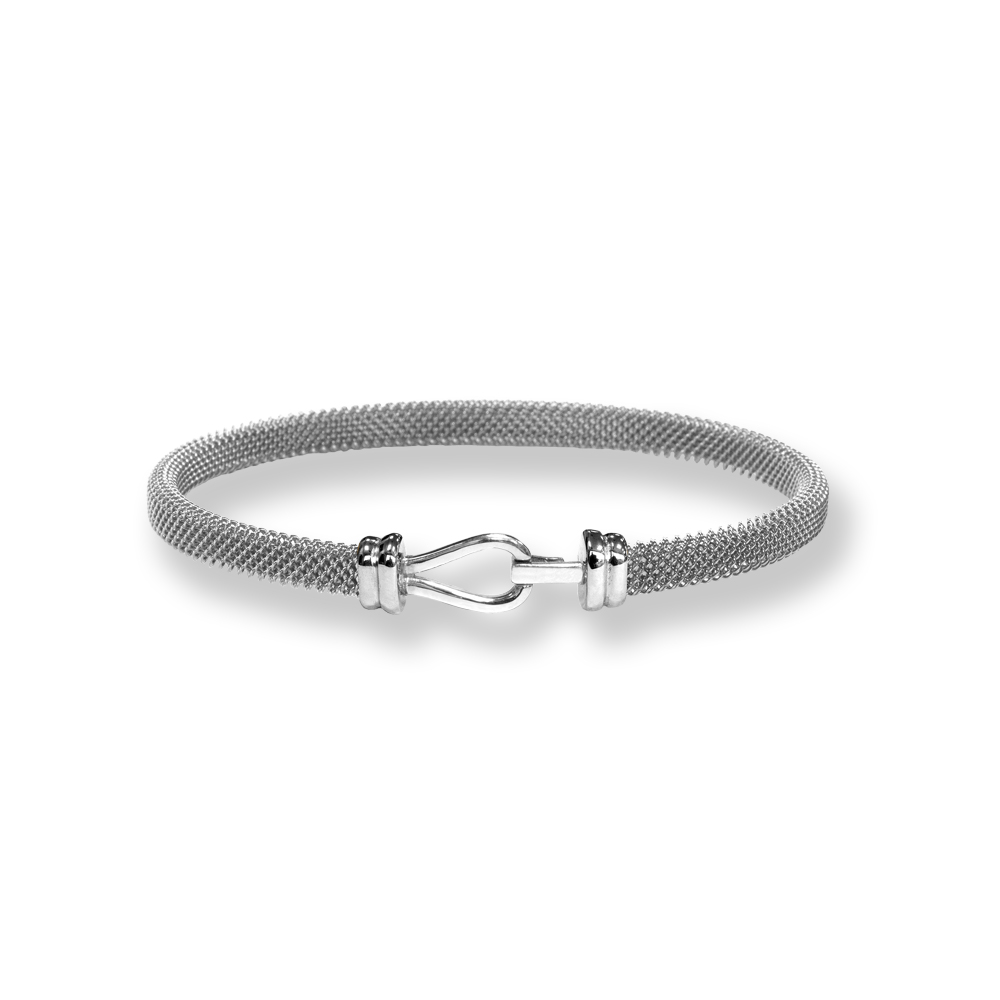 Bracciale Borsari Gioielli in acciaio e chiusura in argento 925%