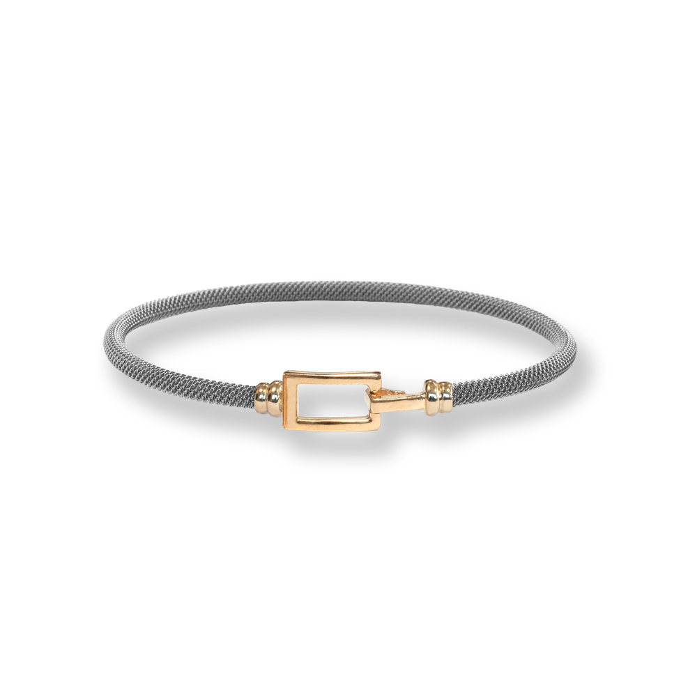 Bracciale Borsari Gioielli in acciaio e chiusura in argento 925%