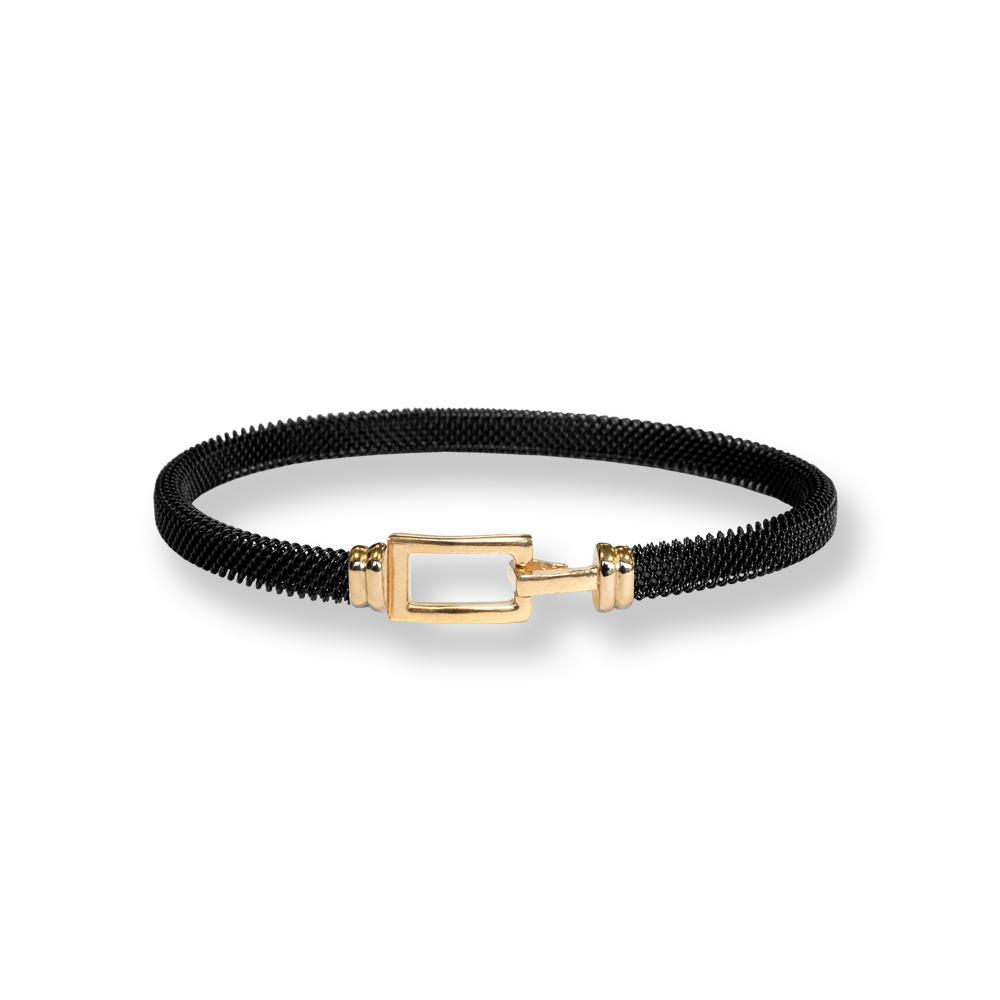 Bracciale Borsari Gioielli in acciaio e chiusura in argento 925%