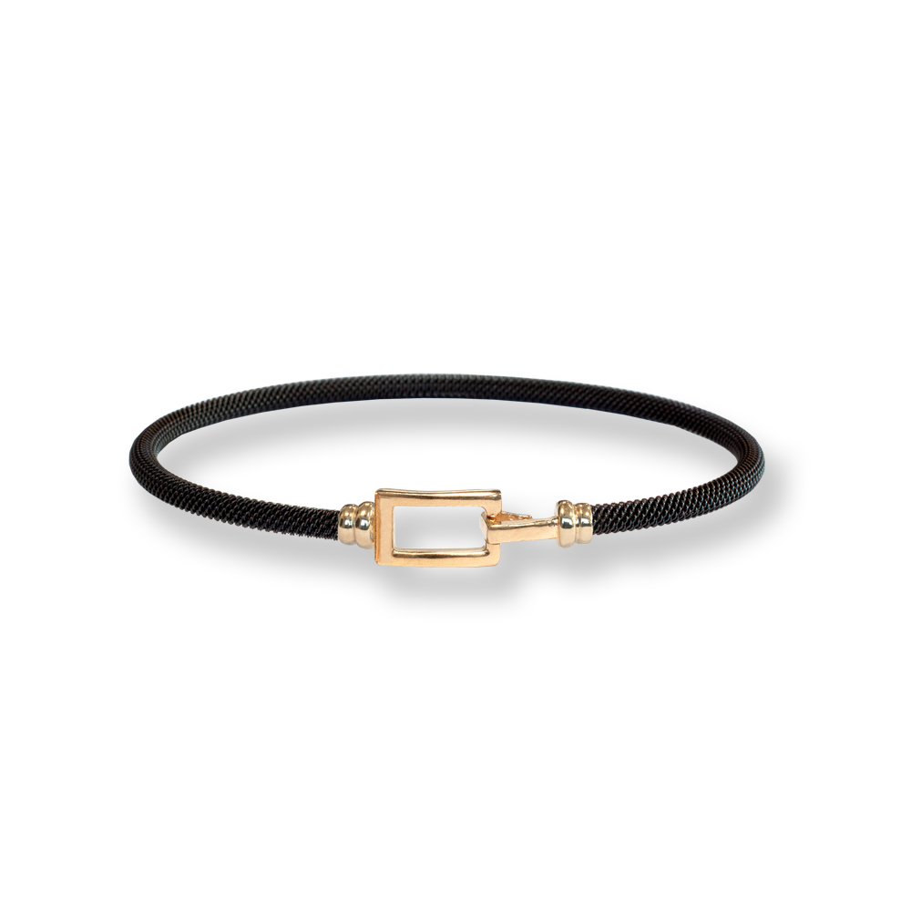 Bracciale Borsari Gioielli in acciaio e chiusura in argento 925%