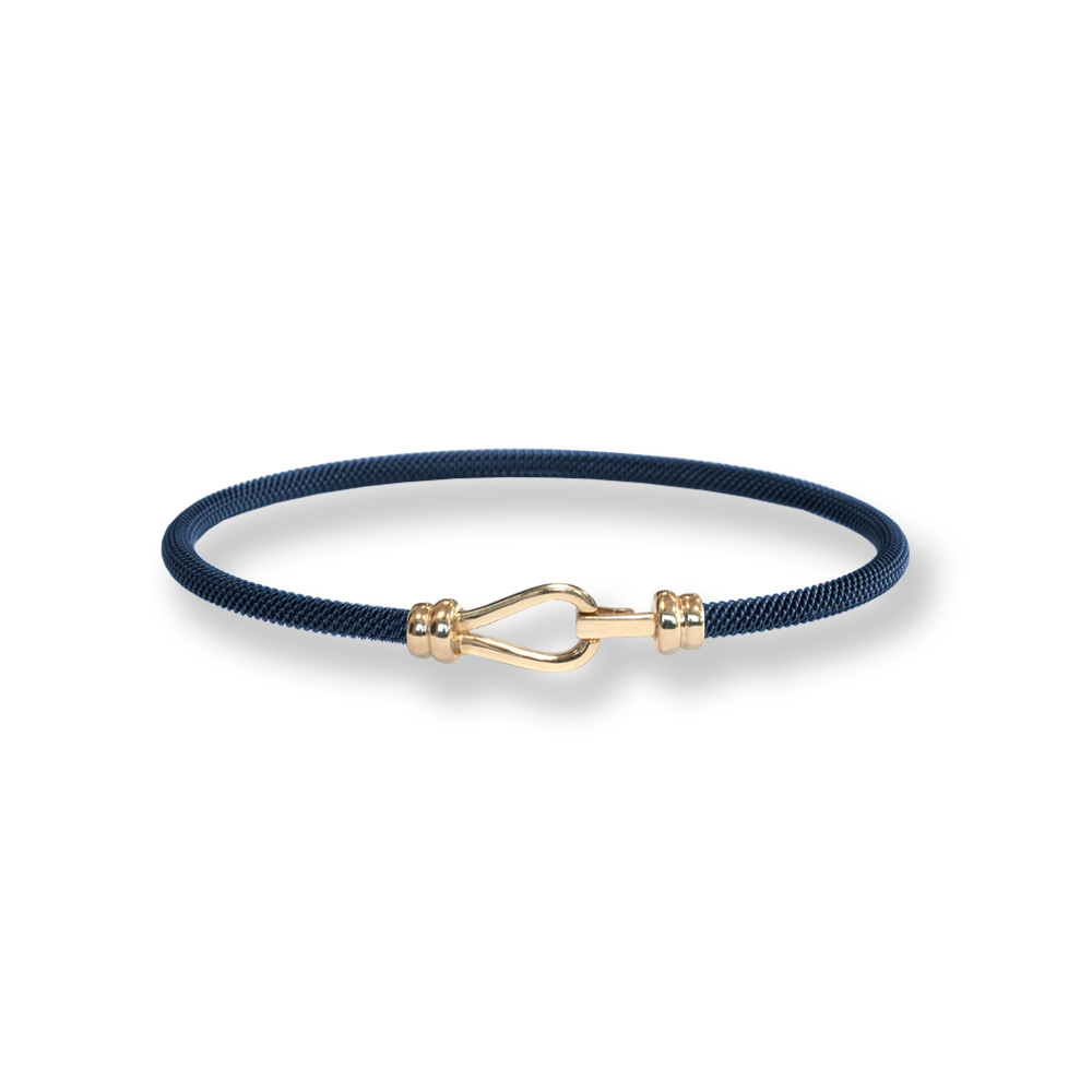 Bracciale Borsari Gioielli in acciaio e chiusura in argento 925%