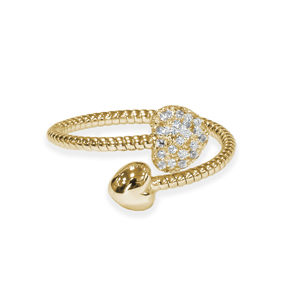 Anello Borsari Gioielli in argento 925% e cubic zirconia