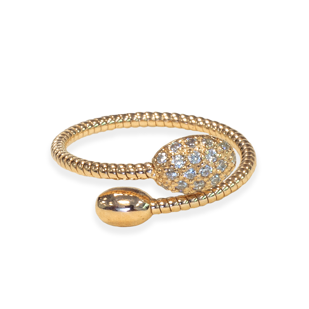 Anello Borsari Gioielli in argento 925% e cubic zirconia