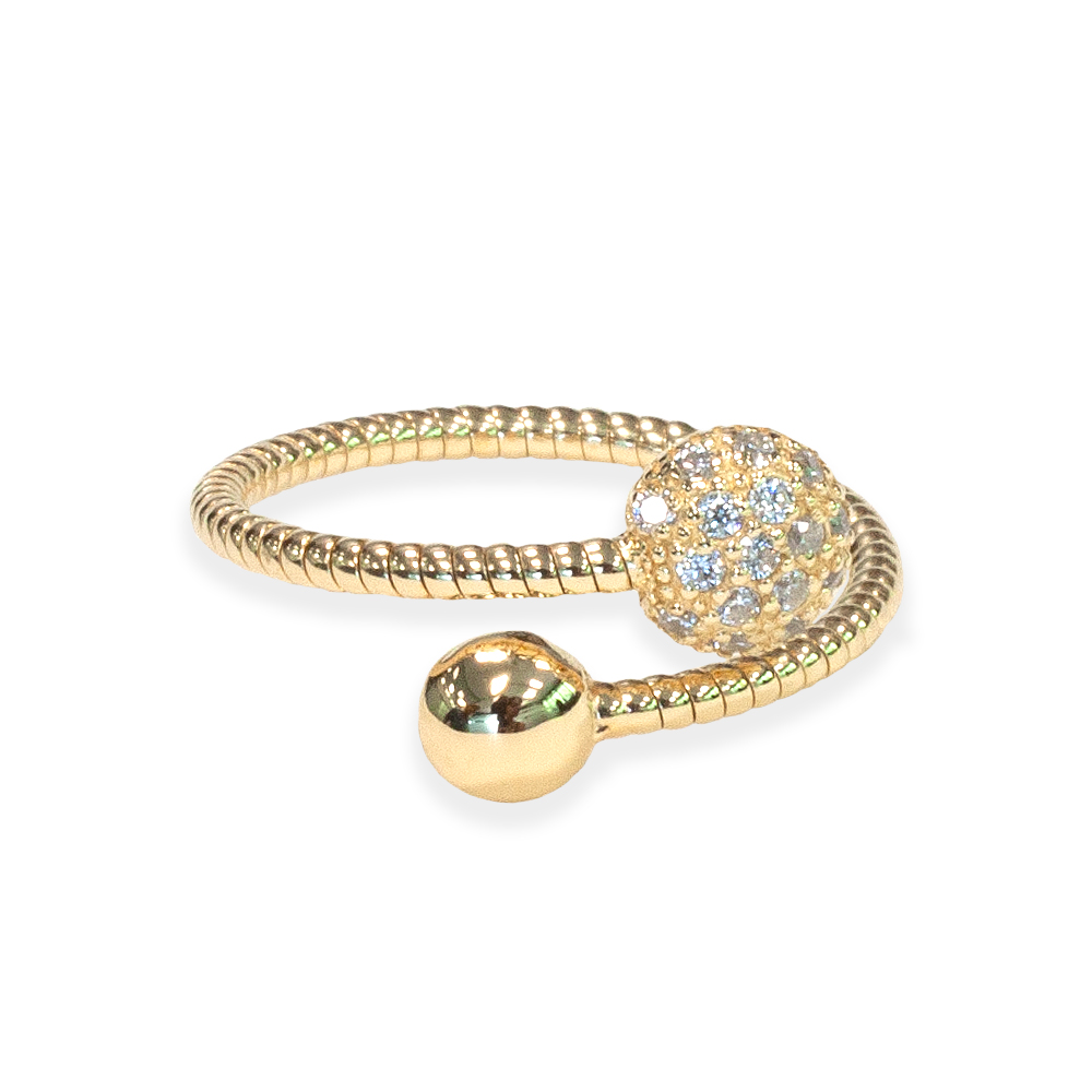 Anello Borsari Gioielli in argento 925% e cubic zirconia