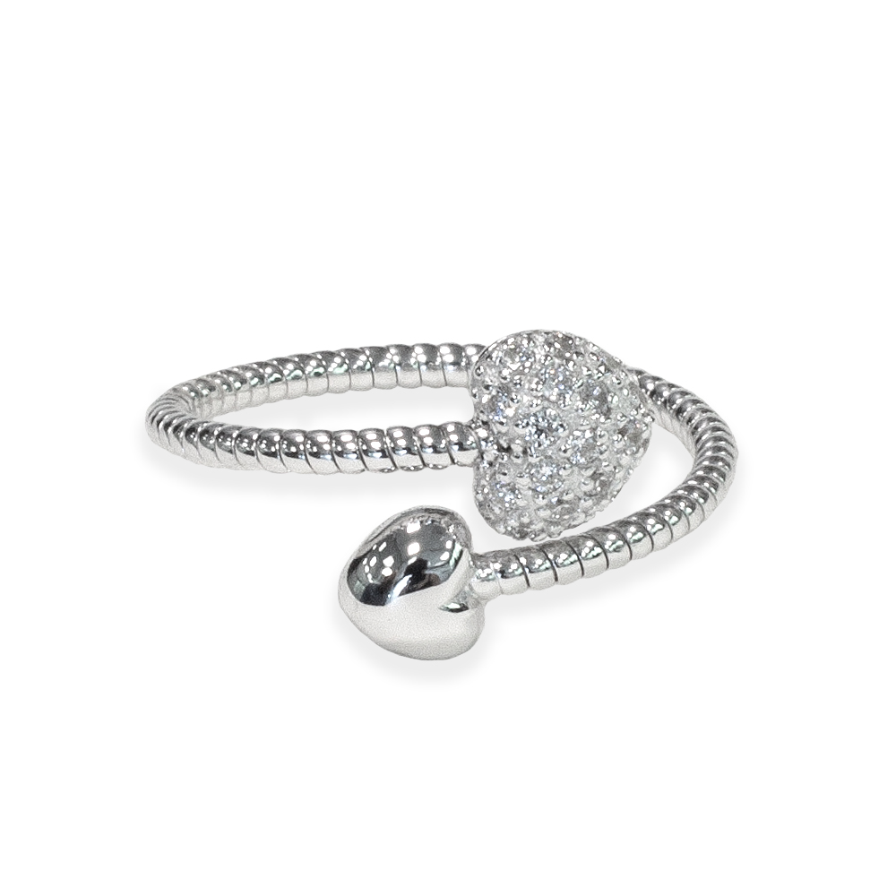 Anello Borsari Gioielli in argento 925% e cubic zirconia