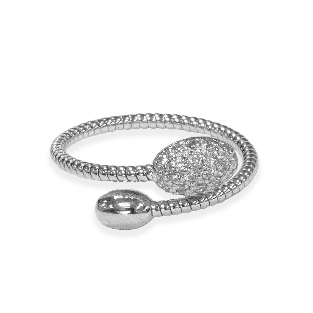 Anello Borsari Gioielli in argento 925% e cubic zirconia