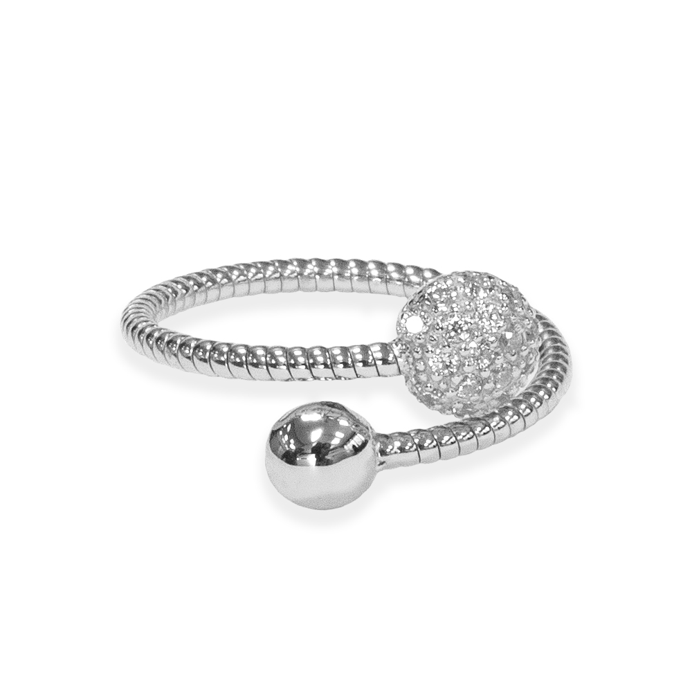 Anello Borsari Gioielli in argento 925% e cubic zirconia