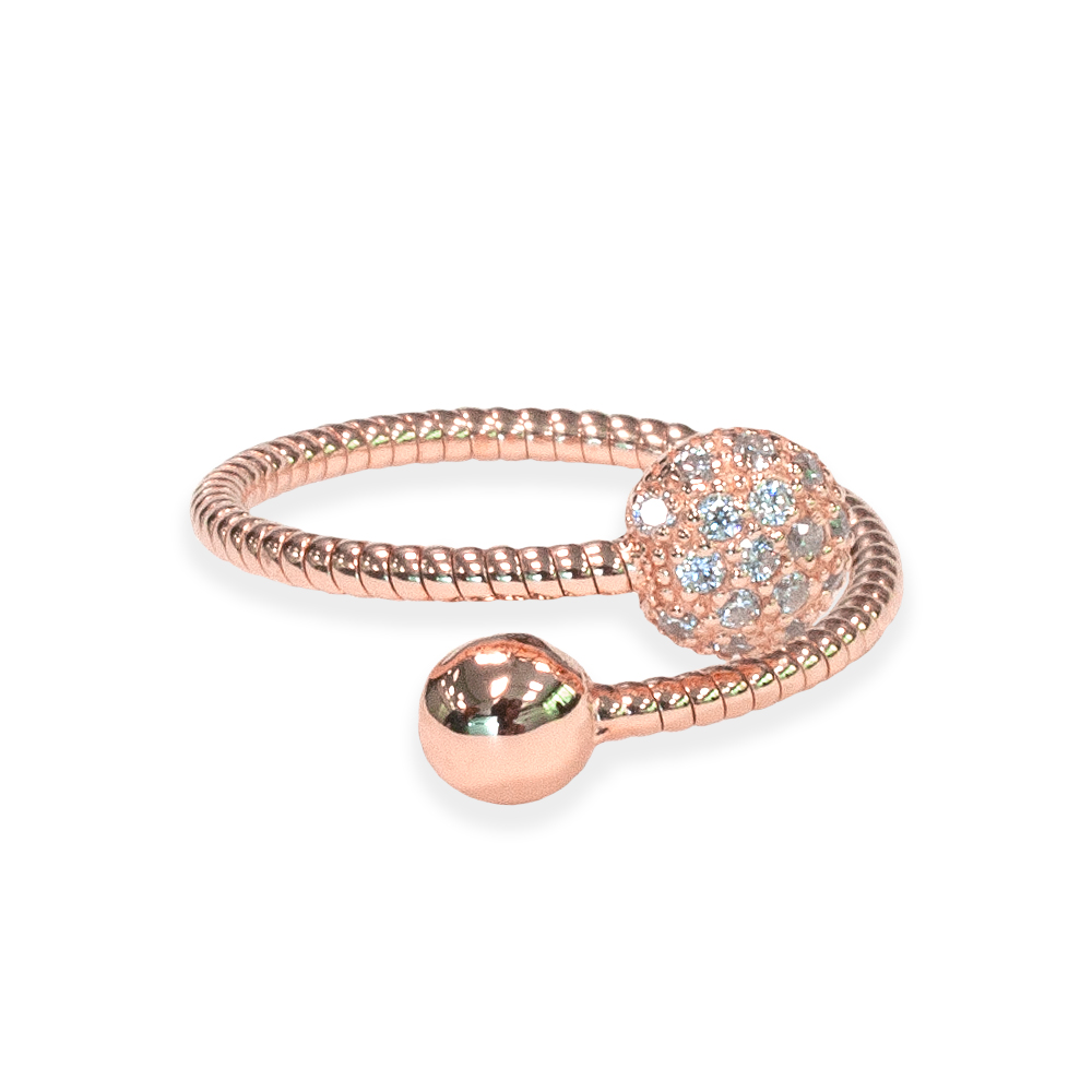 Anello Borsari Gioielli in argento 925% e cubic zirconia