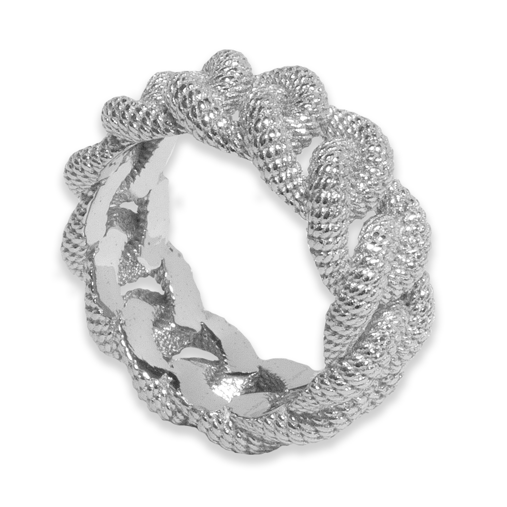 Anello "grumetta" Borsari Gioielli in argento 925%