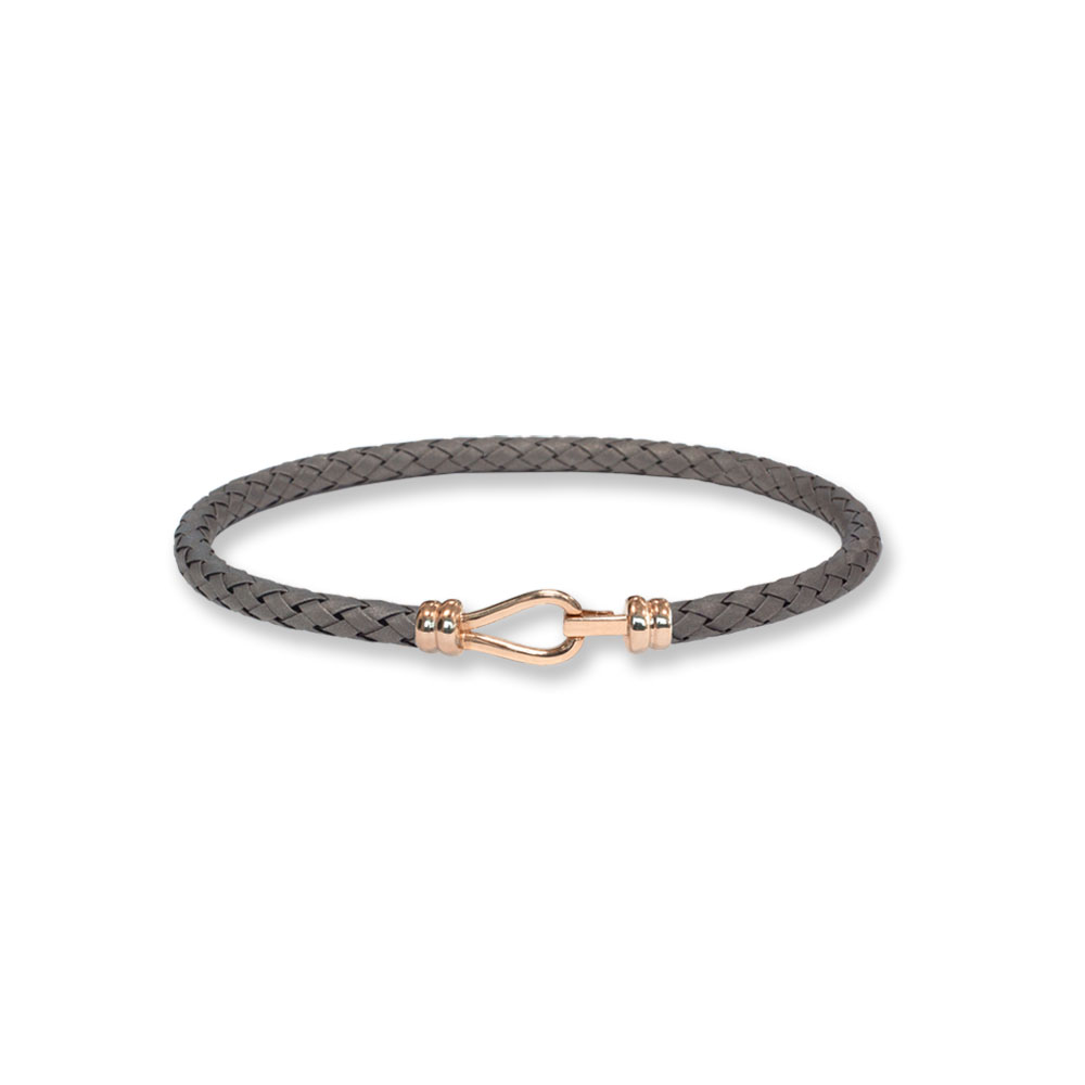 Bracciale Borsari Gioielli in titanio e chiusura in oro 18KT