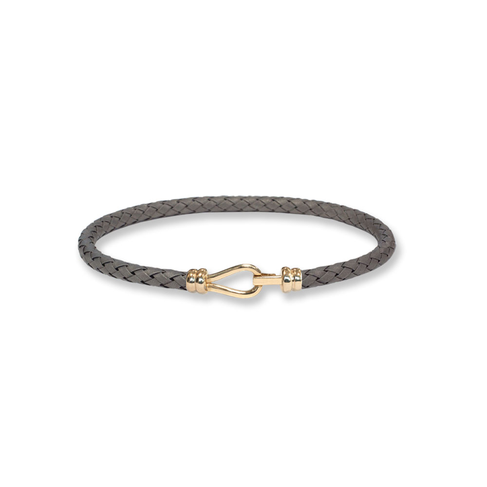 Bracciale Borsari Gioielli in titanio e chiusura in oro 18KT