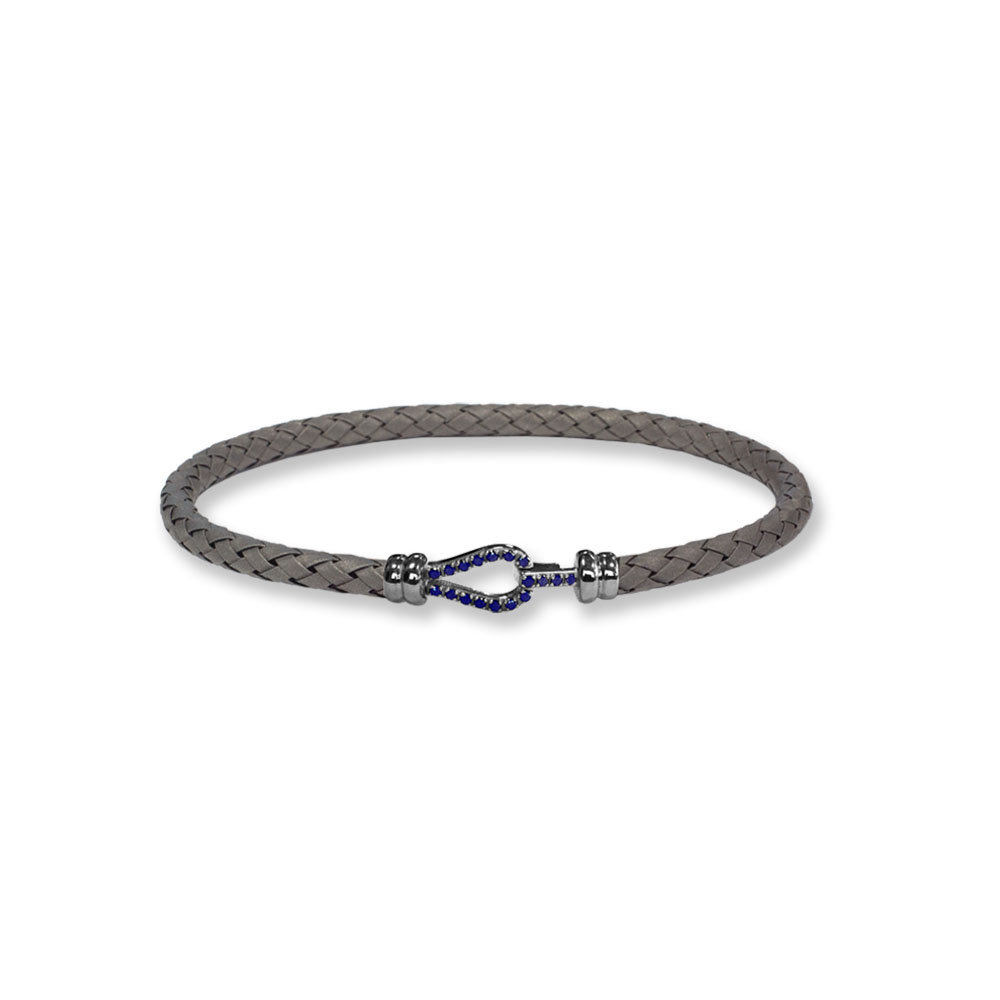 Bracciale Borsari Gioielli in titanio e chiusura in oro 18KT