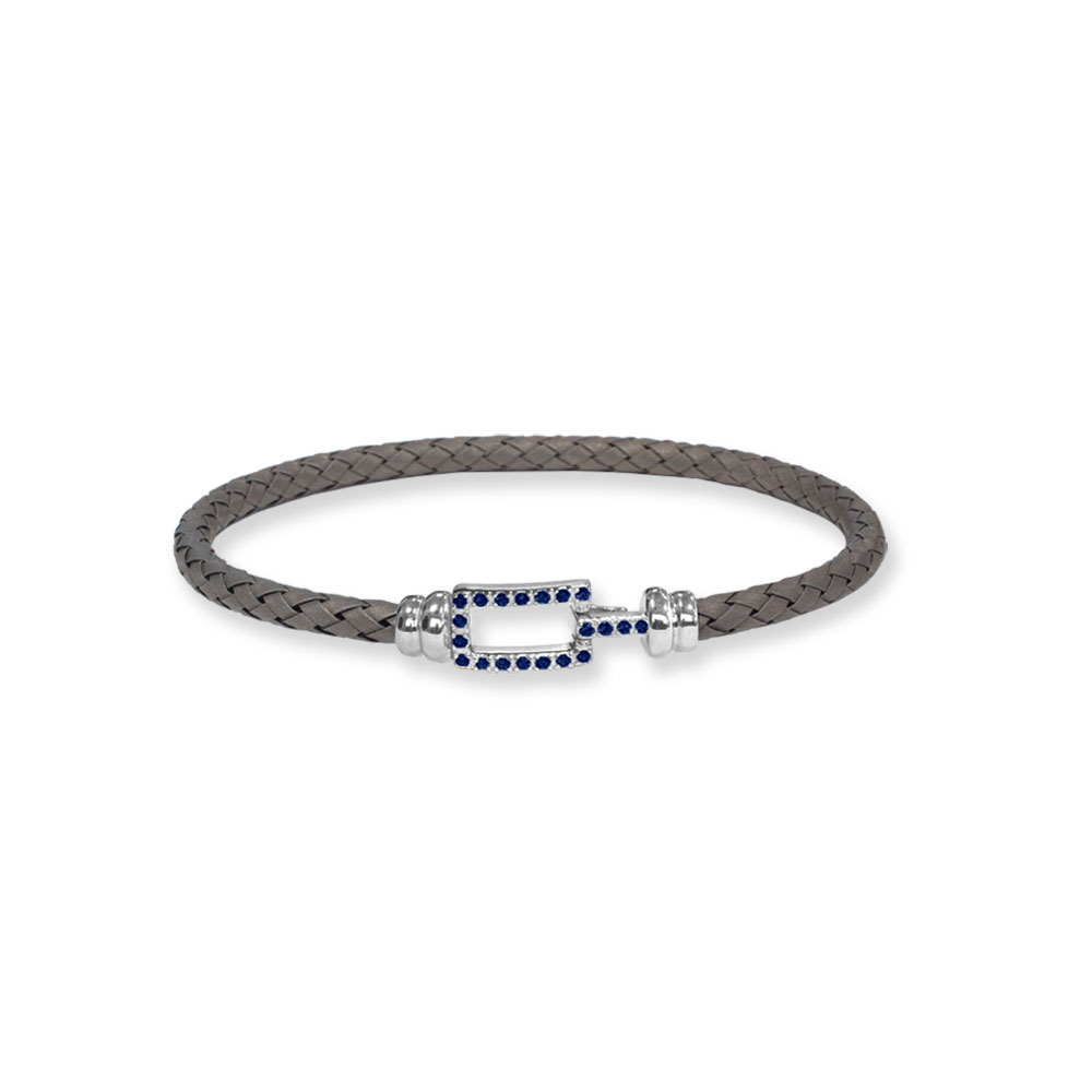 Bracciale Borsari Gioielli in titanio e chiusura in oro 18KT