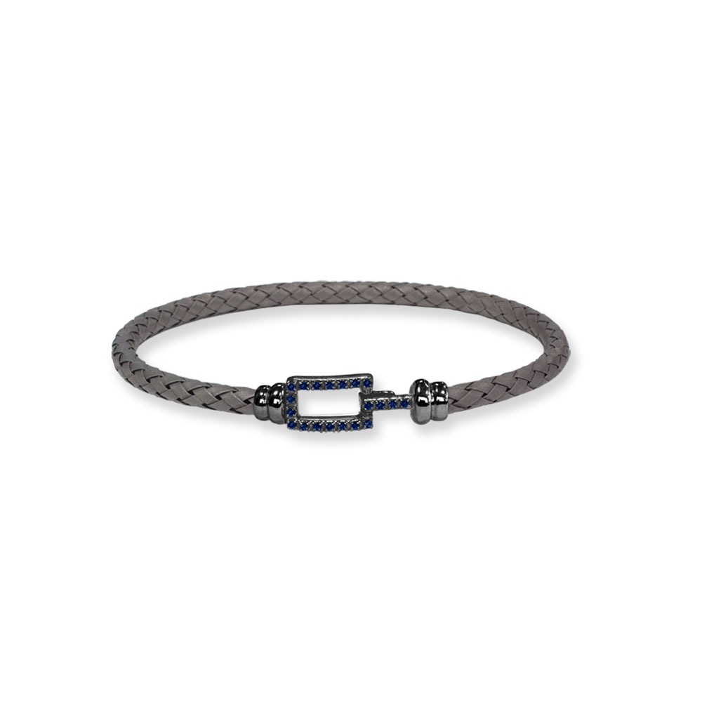 Bracciale Borsari Gioielli in titanio e chiusura in oro 18KT