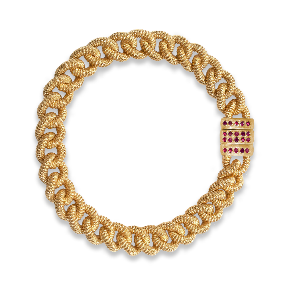 Bracciale "grumetta" Borsari Gioielli  in argento 925%