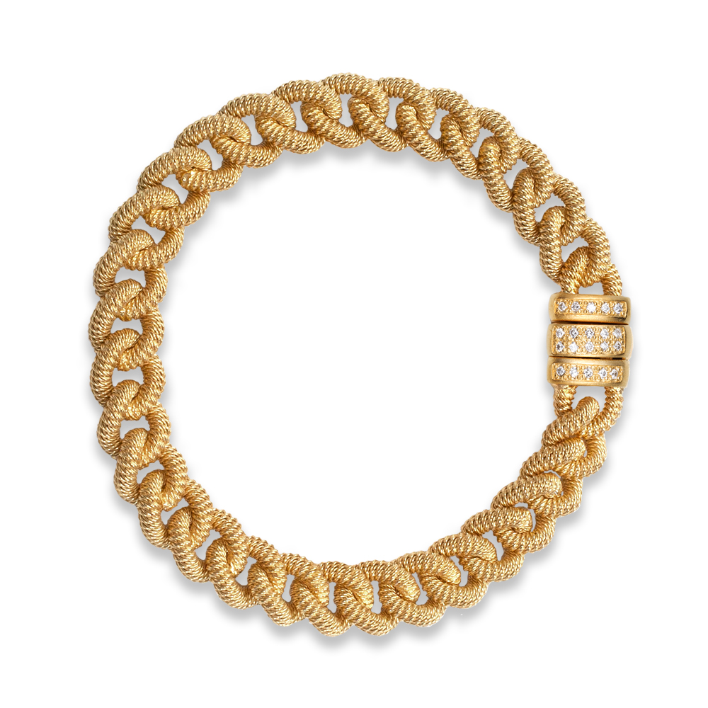 Bracciale "grumetta" Borsari Gioielli  in argento 925%