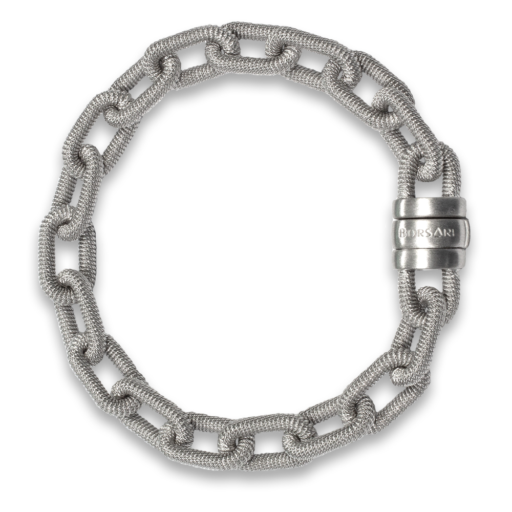 Bracciale "allungata" Borsari Gioielli  in argento 925%