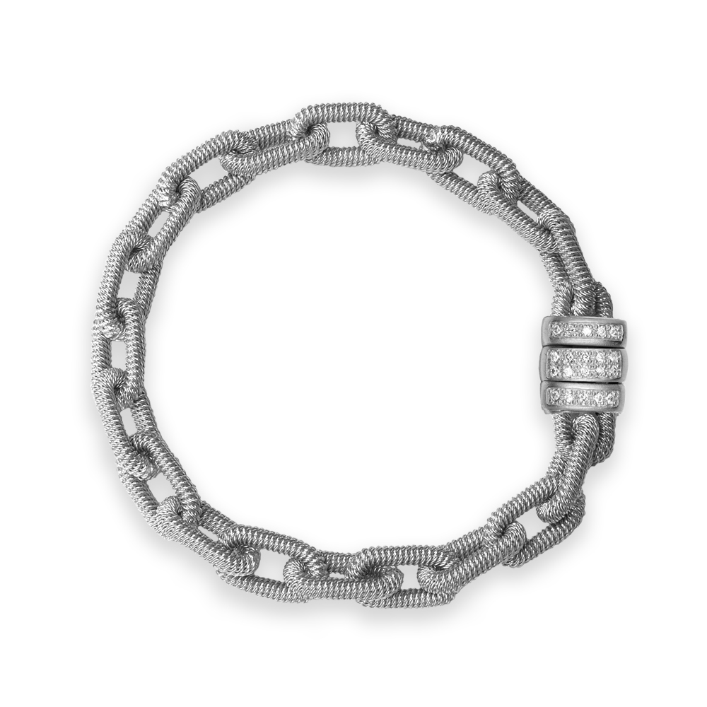 Bracciale "allungata" Borsari Gioielli  in argento 925%