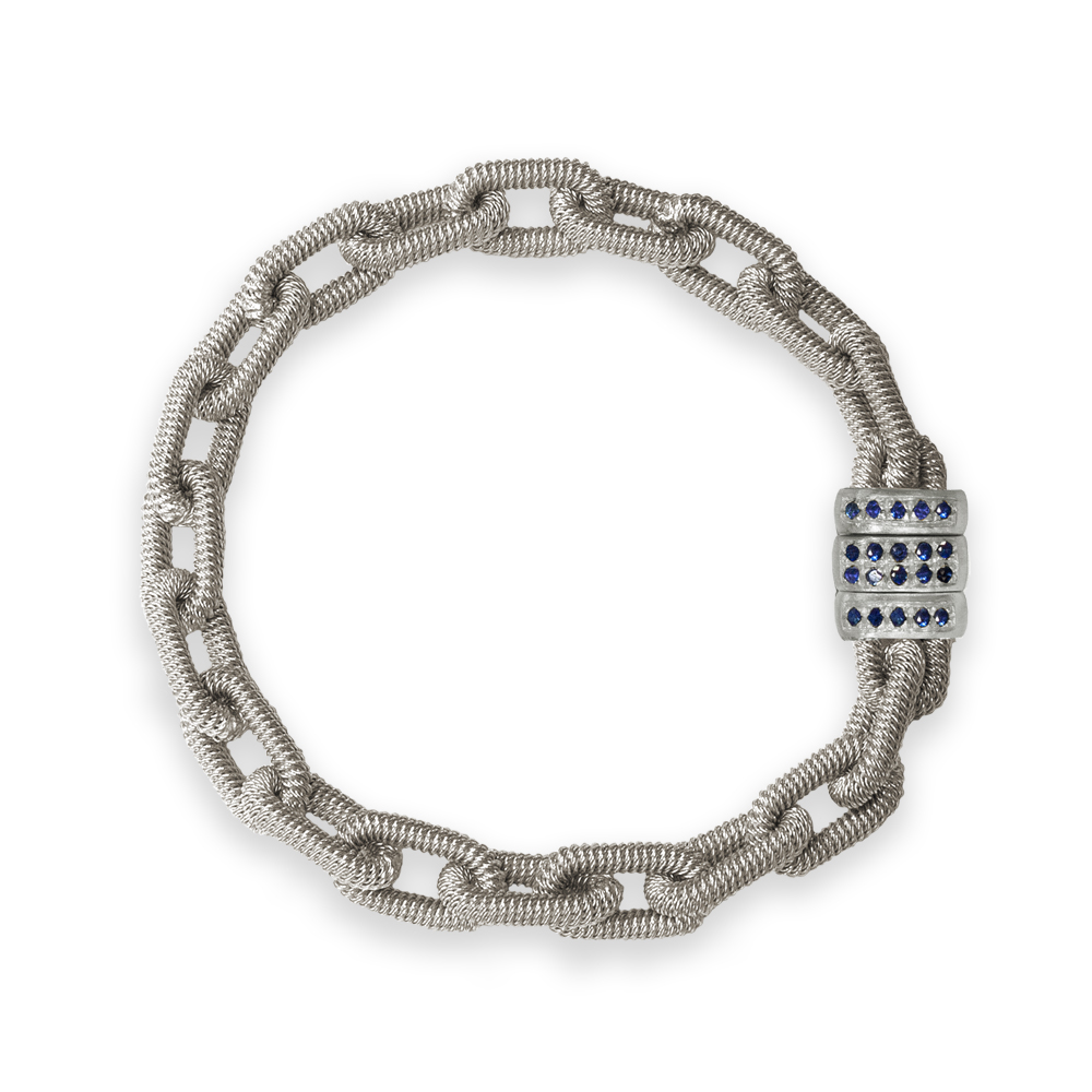 Bracciale "allungata" Borsari Gioielli  in argento 925%