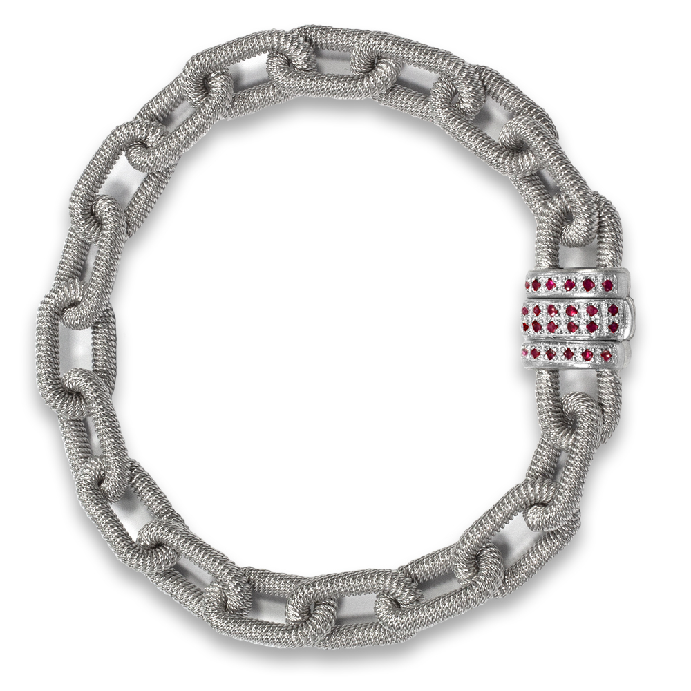 Bracciale "allungata" Borsari Gioielli  in argento 925%