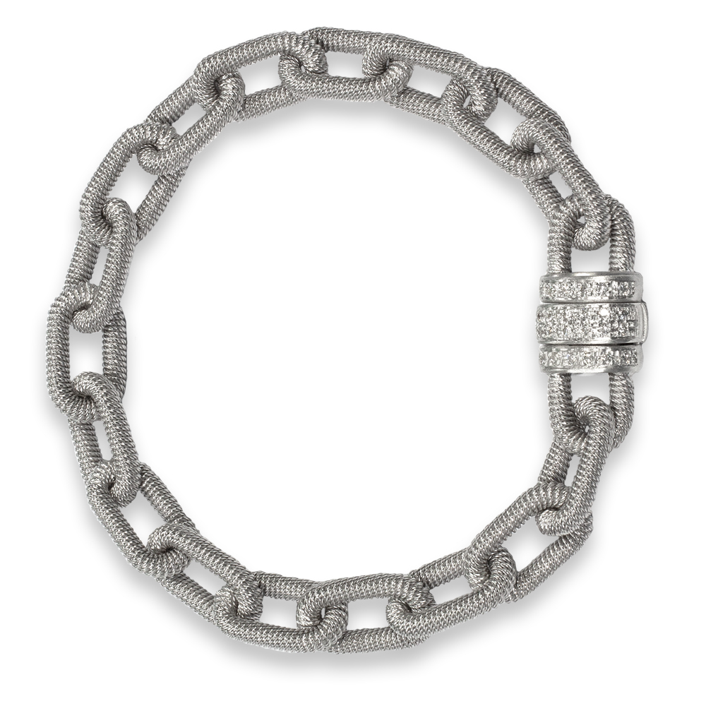Bracciale "allungata" Borsari Gioielli  in argento 925%