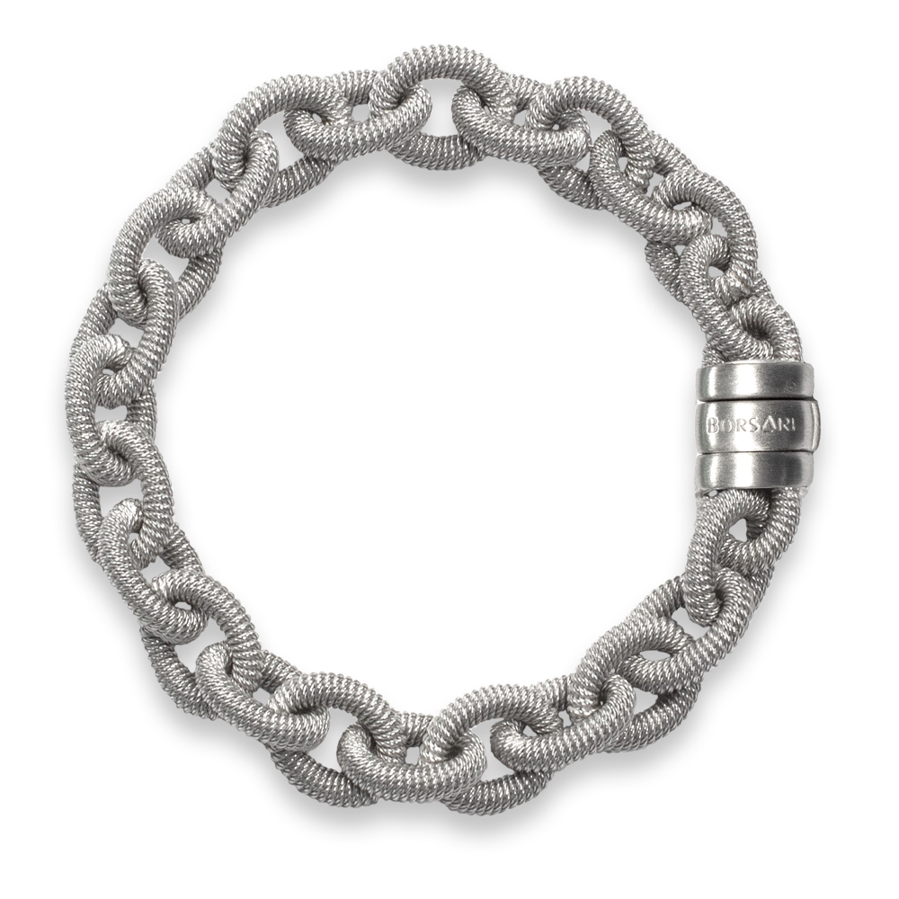 Bracciale "forzatina" Borsari Gioielli in argento 925%