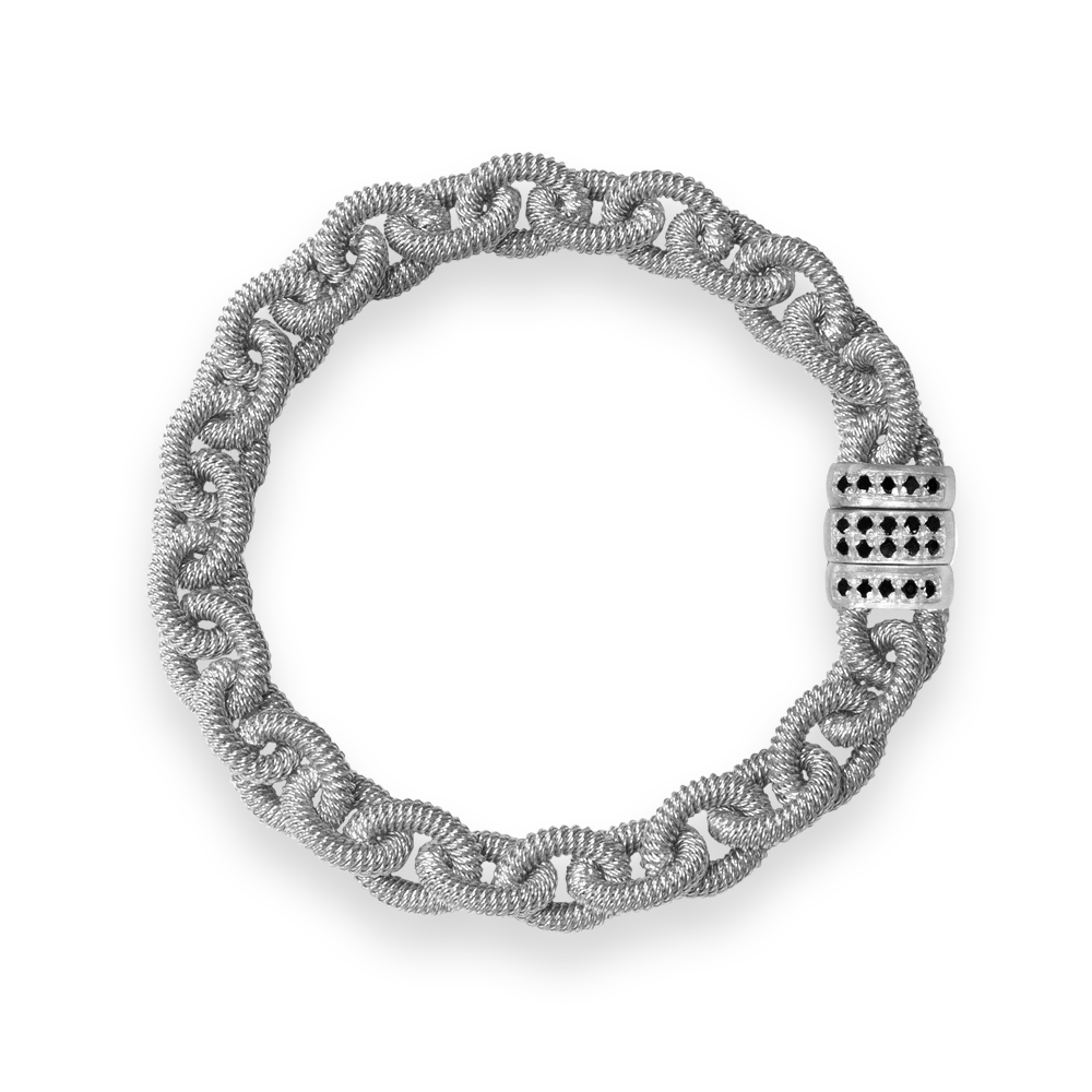 Bracciale "forzatina" Borsari Gioielli in argento 925%