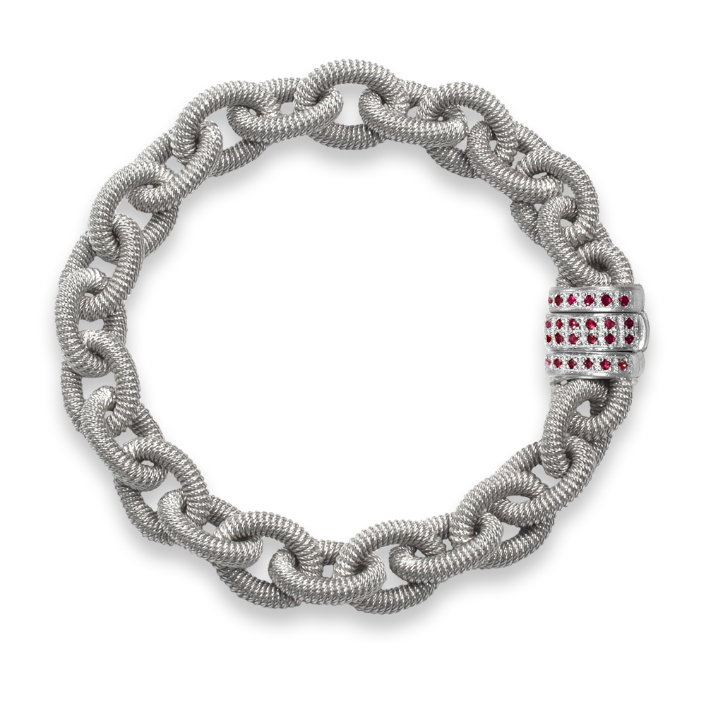 Bracciale "forzatina" Borsari Gioielli in argento 925%