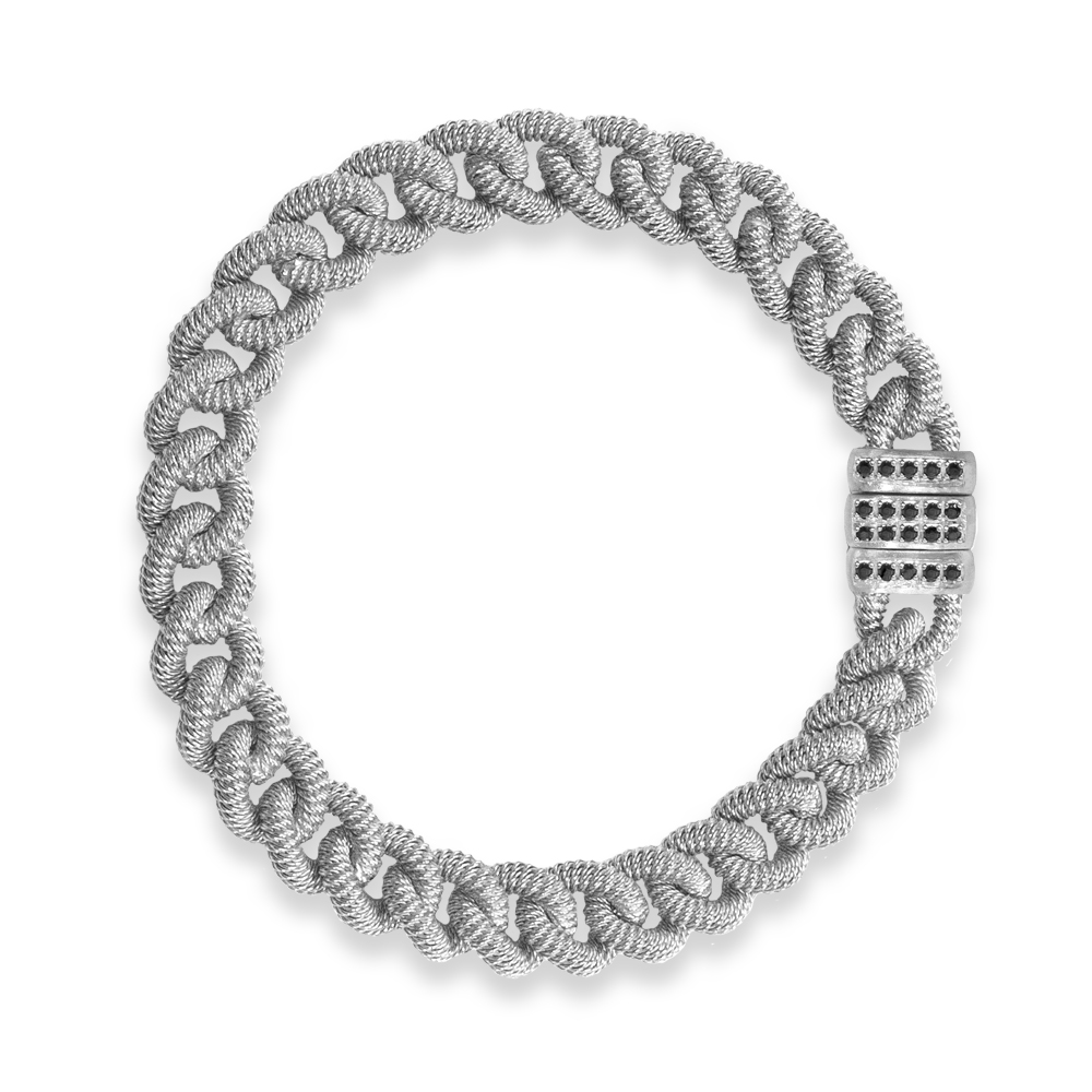 Bracciale "grumetta" in argento 925%