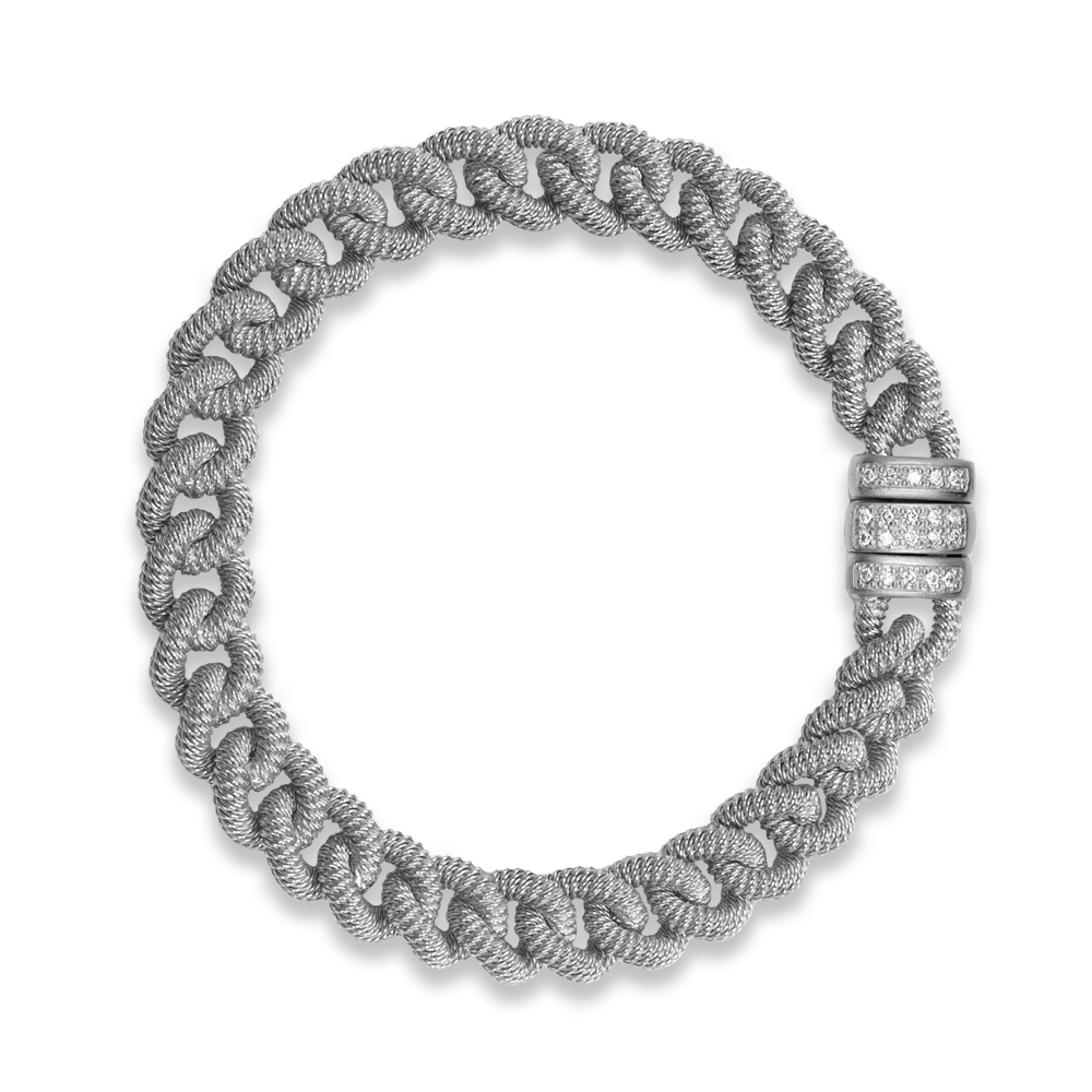 Bracciale "grumetta" Borsari Gioielli  in argento 925%