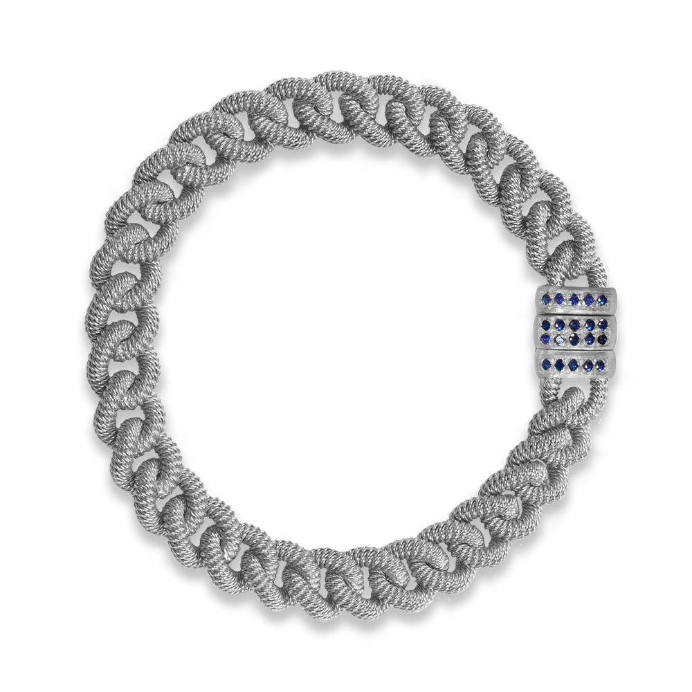 Bracciale "grumetta" Borsari Gioielli  in argento 925%