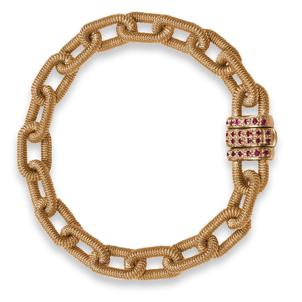 Bracciale "allungata" Borsari Gioielli  in argento 925%