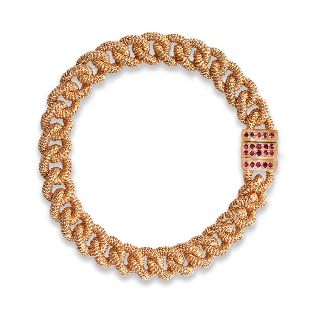 Bracciale "grumetta" Borsari Gioielli  in argento 925%