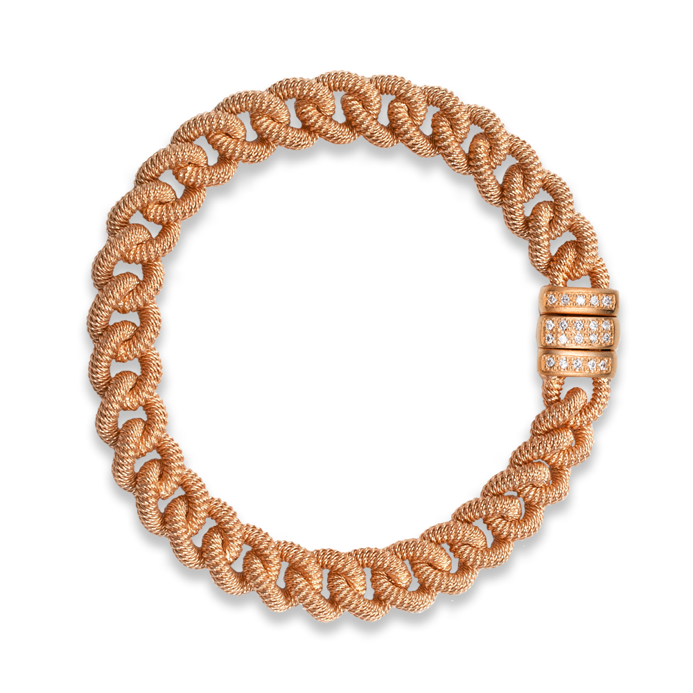 Bracciale "grumetta" Borsari Gioielli  in argento 925%