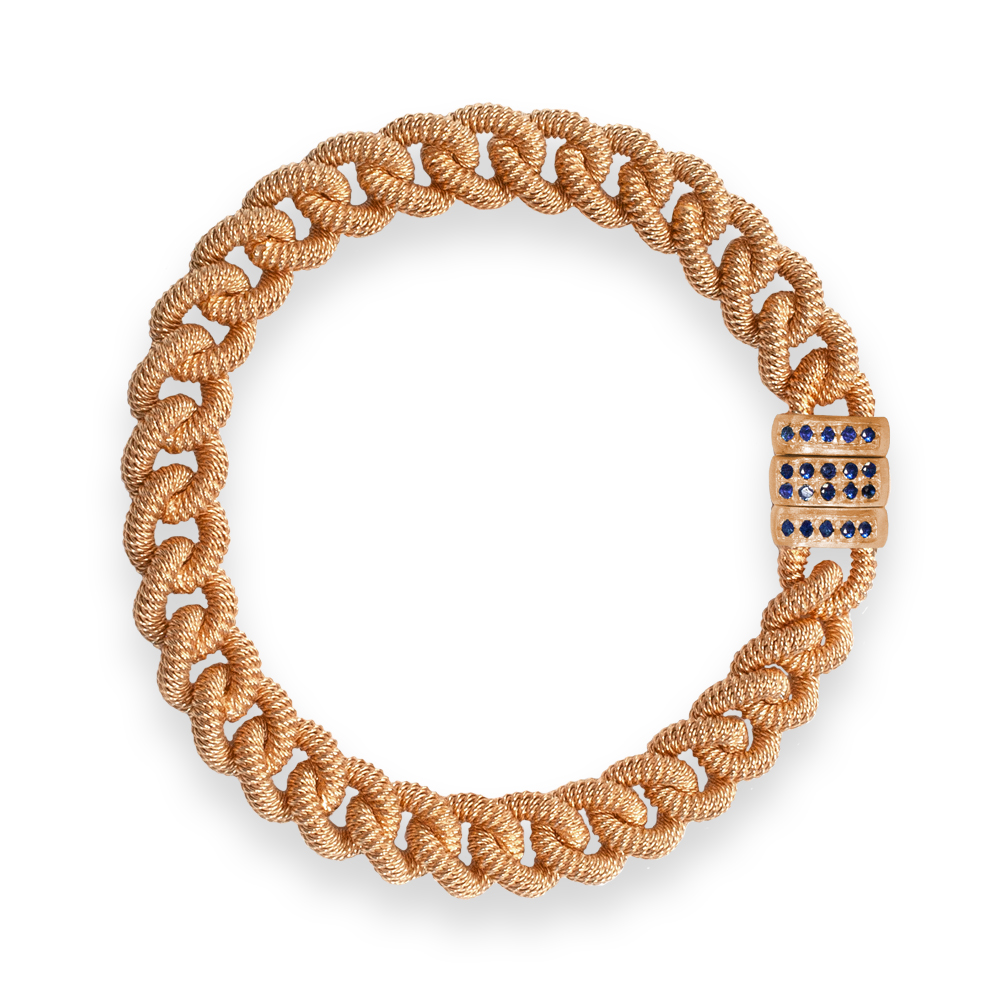 Bracciale "grumetta" Borsari Gioielli  in argento 925%