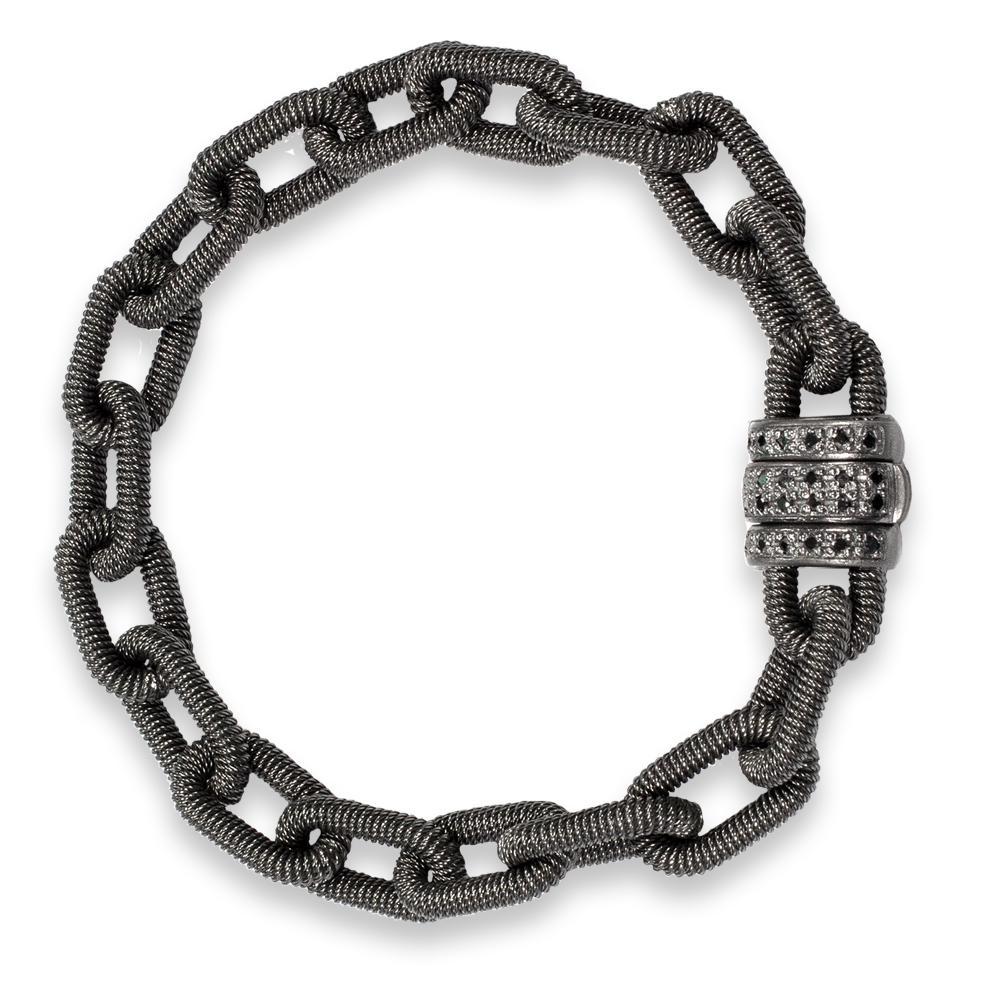 Bracciale "allungata" Borsari Gioielli  in argento 925%