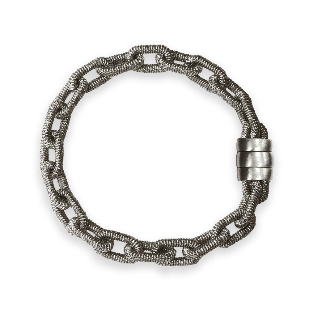 Bracciale "allungata" Borsari Gioielli  in argento 925%