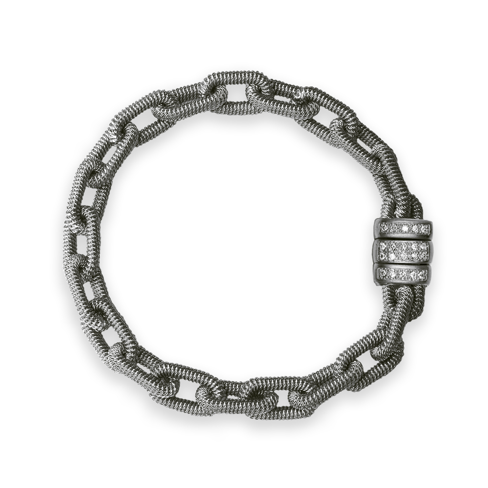 Bracciale "allungata" Borsari Gioielli  in argento 925%