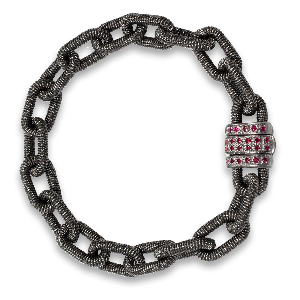 Bracciale "allungata" Borsari Gioielli  in argento 925%