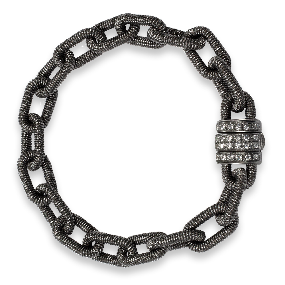 Bracciale "allungata" Borsari Gioielli  in argento 925%