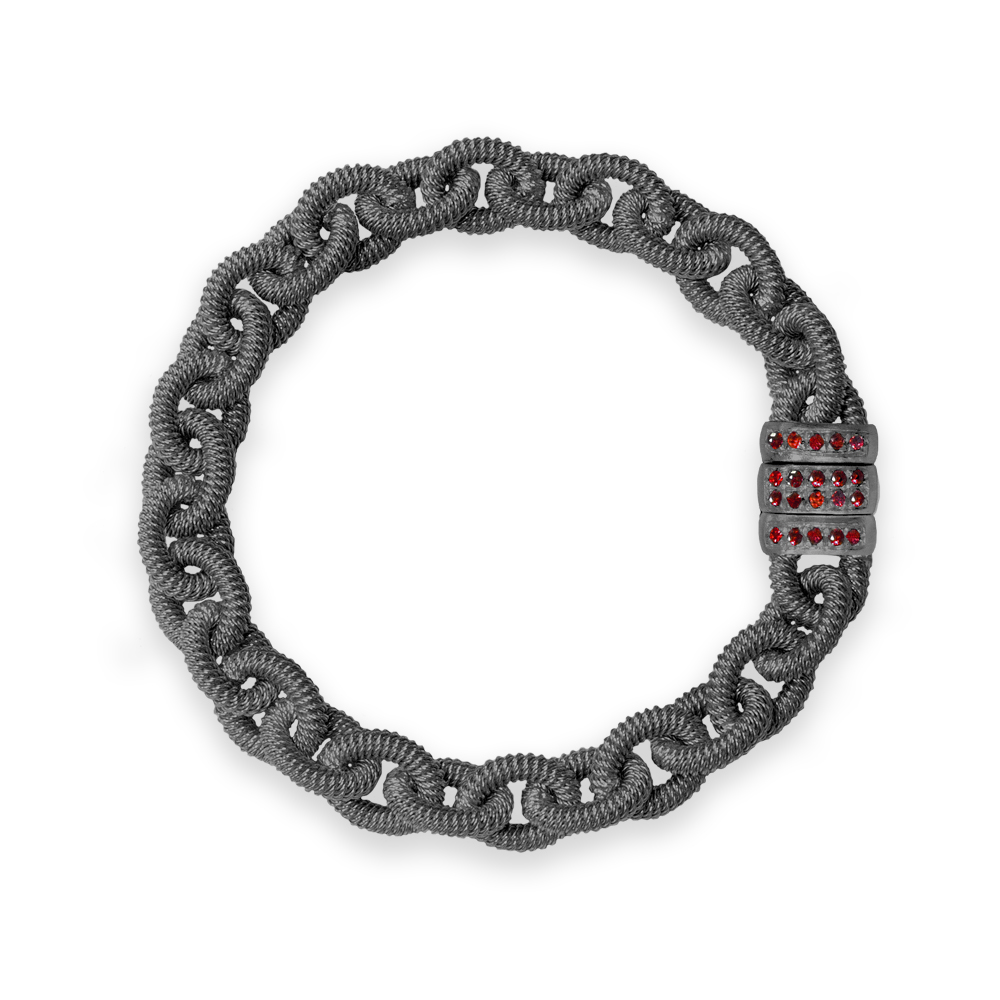 Bracciale "forzatina" Borsari Gioielli in argento 925%