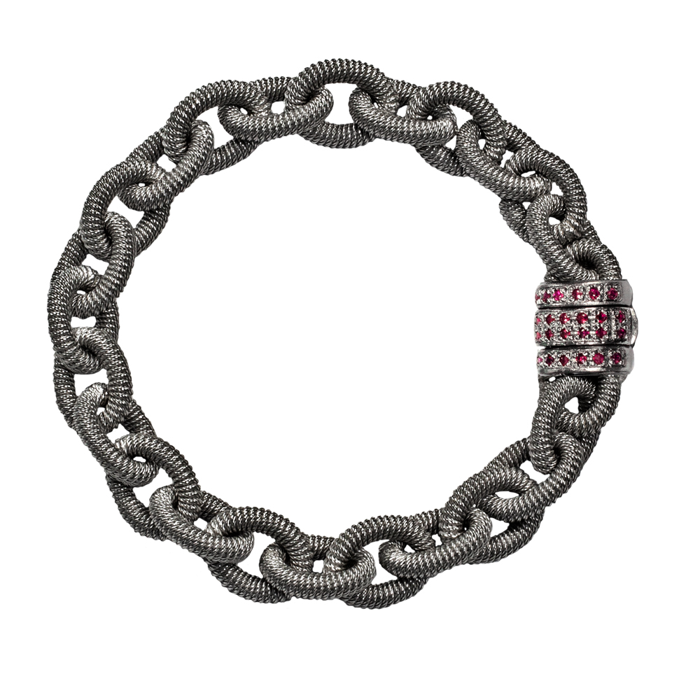 Bracciale "forzatina" Borsari Gioielli in argento 925%