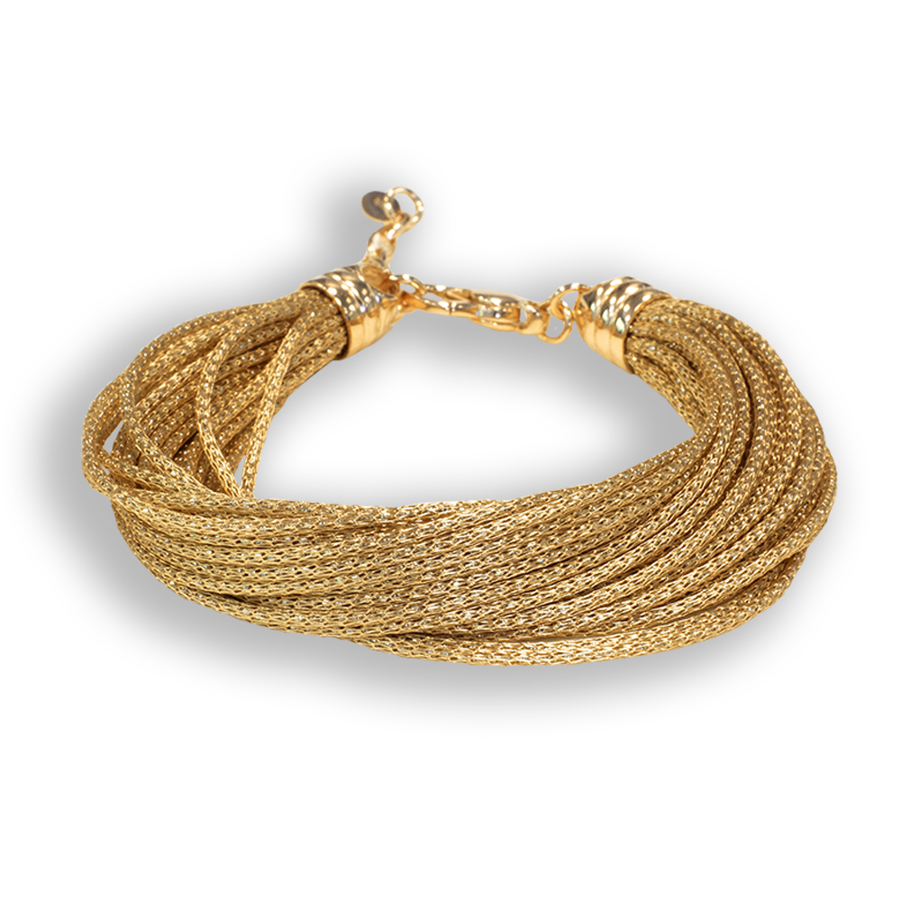 Bracciale Borsari Gioielli in filato metallico smaltato