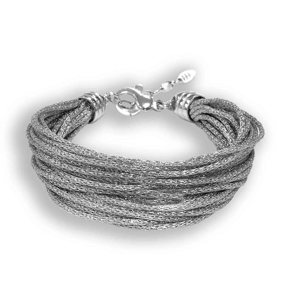 Bracciale Borsari Gioielli in filato metallico smaltato