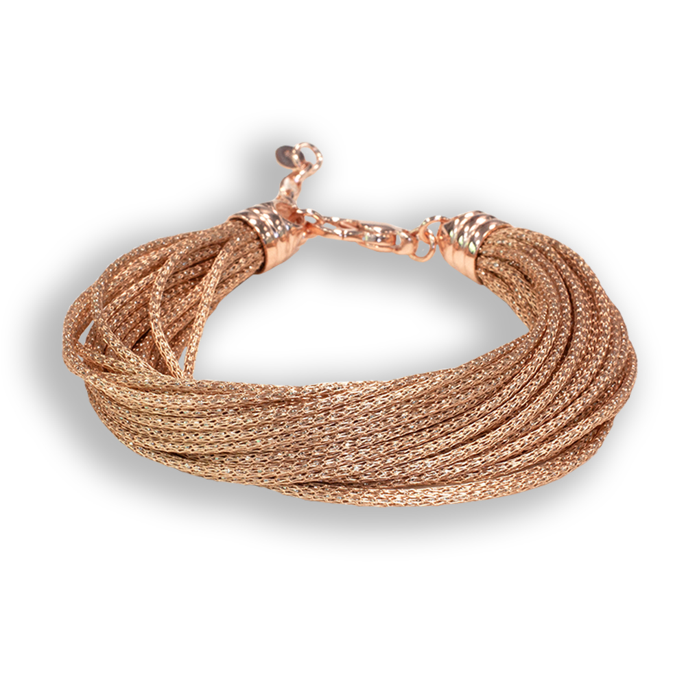 Bracciale Borsari Gioielli in filato metallico smaltato