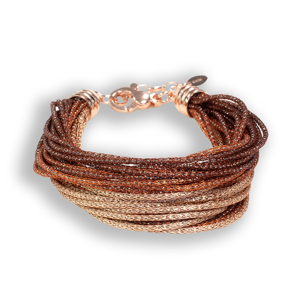 Bracciale Borsari Gioielli in filato metallico smaltato